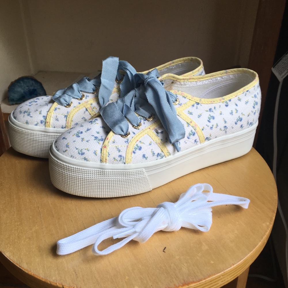 Anthro Superga x Loveshackfancy Sneakers, 38